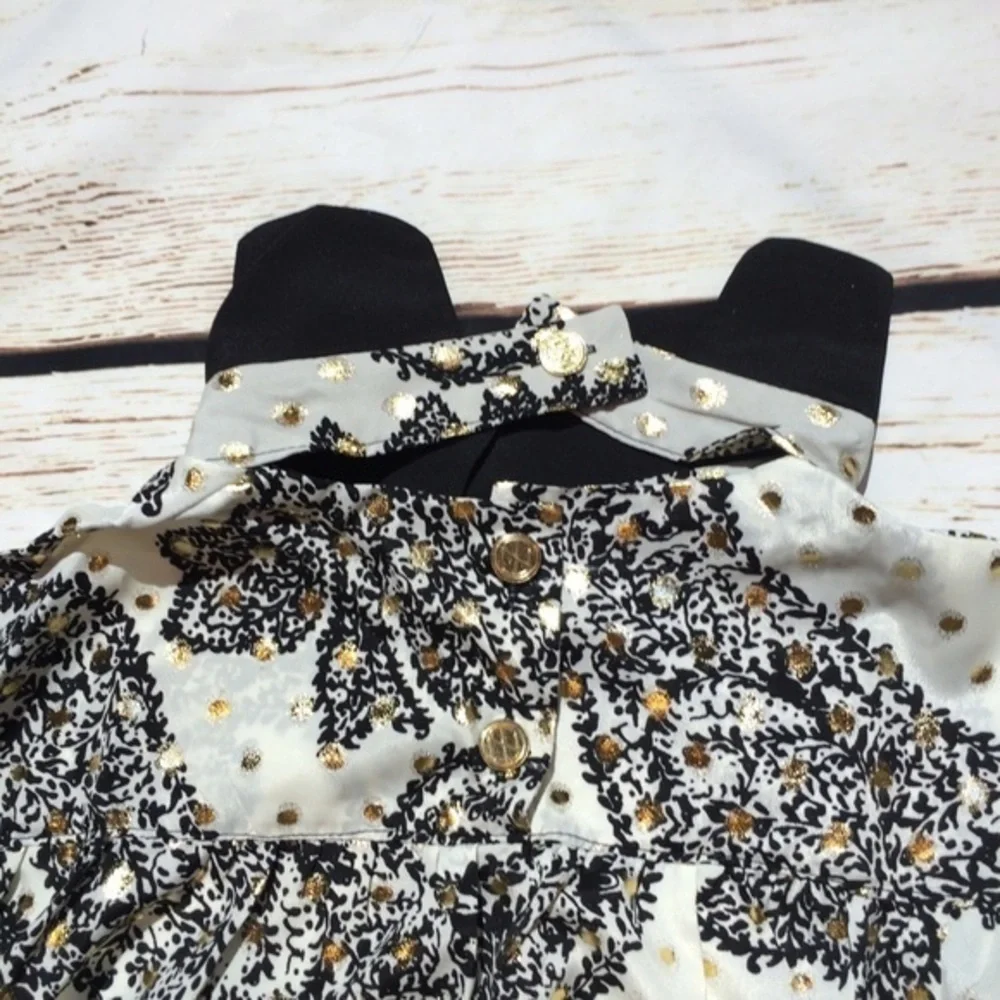 Tracy Negoshian Sheer Tunic S New Years - Picture 4 of 7